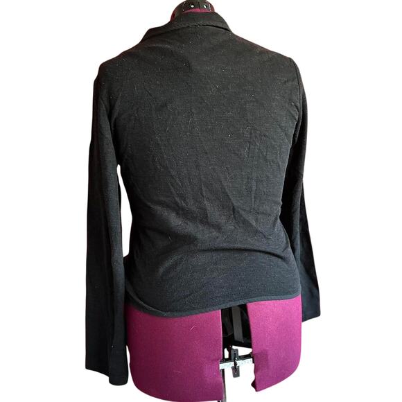 Womens Blazer Size XL Black Corduroy Professional Twee Classic Retro Office Wear - Picture 4 of 8